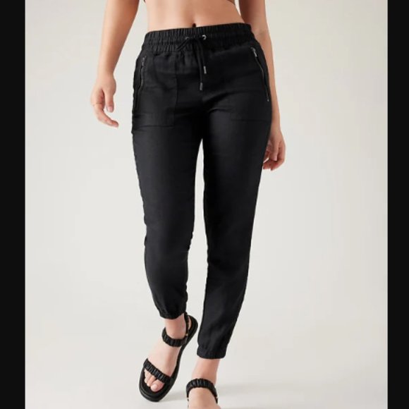 Athleta Cabo Linen Jogger Size 6 - Picture 3 of 13